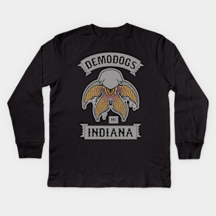 Demodogs MC Indiana Kids Long Sleeve T-Shirt